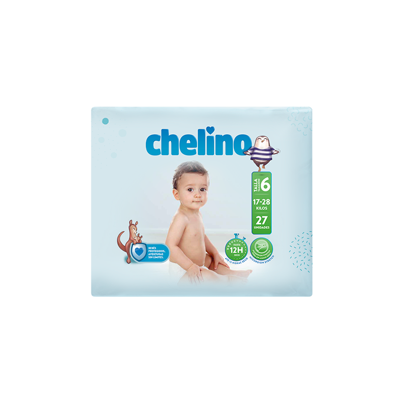 ⭐ Chelino pañal infantil talla 6 27 unidades bebes Barcelona